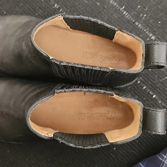 Madewell Chealsea black ankle boots sz 8 - Picture 4 of 5